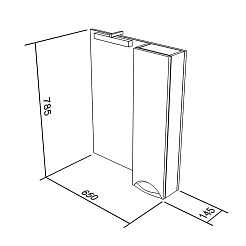 Bas Мебель для ванной Ария 65 Балтика – фотография-3